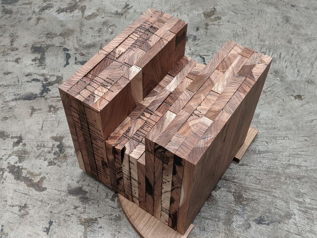 Stack Laminated / Monolithic Sculptural Pieces | Custom Handmade by Twig&Bot - Sculptural Furniture, Sculpture, Stack Lamination, Organic Shapes, Monolithic