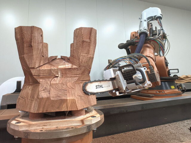 Stack Laminated / Monolithic Sculptural Pieces | Custom Handmade by Twig&Bot - Sculptural Furniture, Sculpture, Stack Lamination, Organic Shapes, Monolithic
