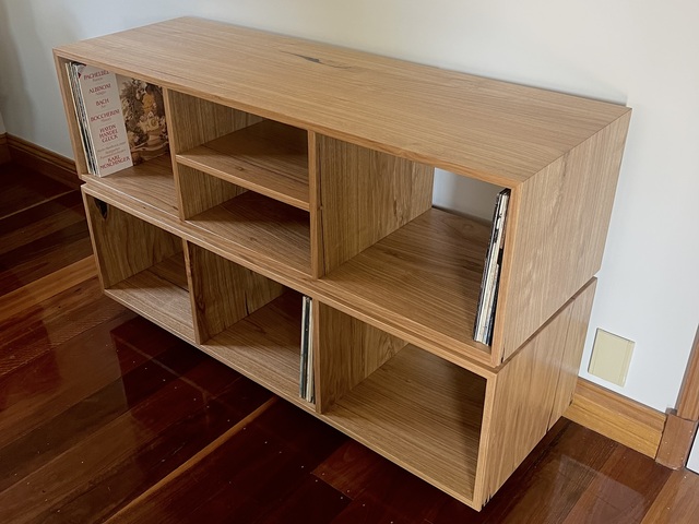 Tempo Record Unit by Danielle McDowell - Record Storage, Vinyl Storage, Record Unit