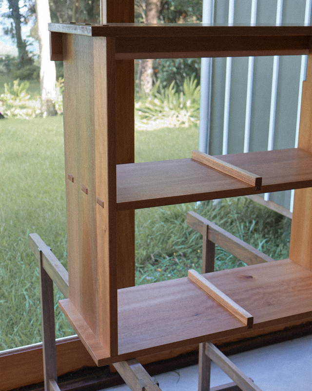 Custom Wall Record Cabinet + Speaker Stands by By  Anderson - Recordcabinet, Cabinet, Speakerstands, Studio, Sideboard, Wallcabinet