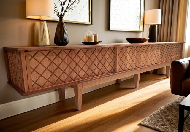 Blackbutt media console by Wood Chemistry - TV, Entertainment, Living Room