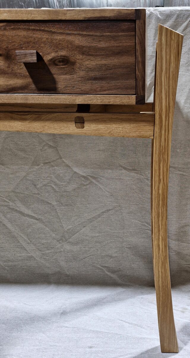 Japandi inspired console table  | Custom Handmade by Andrew Dobson - Console Table, Console, Living Room, Hallway Table, Entry Table