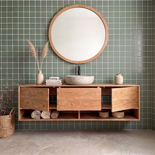 Salta Vanity | Custom Handmade by B.A. Furniture - Timber Vanity, Bathroom Vanity, Bathroom Furniture, Custom Vanities, Bathroom Design, Bathroom Decor, Sydney Maker, Bathroom Cabinet, Bespoke Vanity, Bespoke Bathroom Furniture
