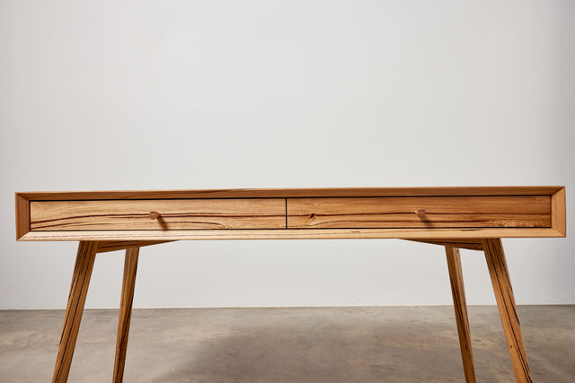 Aurelia Desk | Custom Handmade by Återvinna - Desk, Timber, Messmate, Recycled