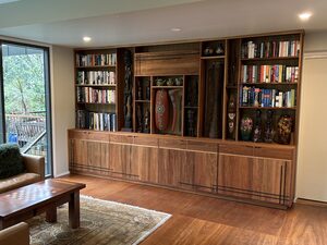 Built-in Wall Case | Custom Handmade by Elias Palpant - Built-In Unit, Display Case, Book Case, Bookshelf, Custom Design