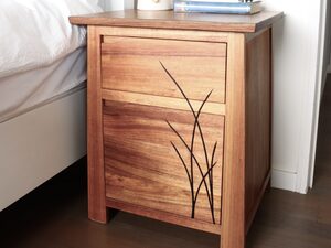 Blackwood Bedside Tables | Custom Handmade by Elias Palpant - Bedside Tables, Nightstands, Bedroom, Custom Design, Inlay