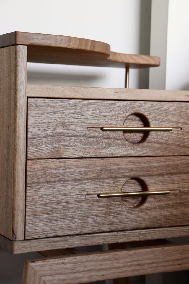 Tasmanian Oak Bedside Tables | Custom Handmade by Elias Palpant - Bedside Tables, Bedroom, Nightstands