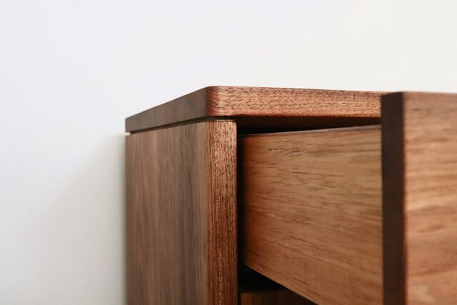 Tasmanian Blackwood Media Cabinet | Custom Handmade by Elias Palpant - Media Cabinet, Media Console, Storage, Custom Design