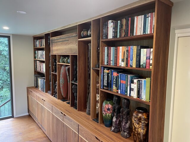 Built-in Wall Case | Custom Handmade by Elias Palpant - Built-In Unit, Display Case, Book Case, Bookshelf, Custom Design