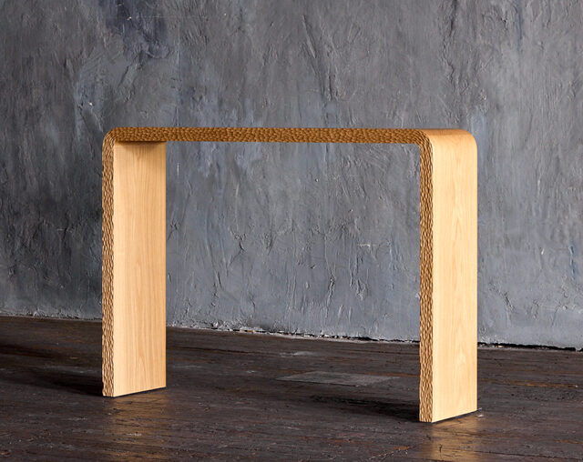 Ludus Lucis Console | Custom Handmade by Tim Noone - Texture, Walnut, Oak, Solid, Console, Hall Table