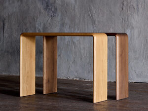 Solertia Console | Custom Handmade by Tim Noone - Walnut, Oak, Hall Table, Console, Solid