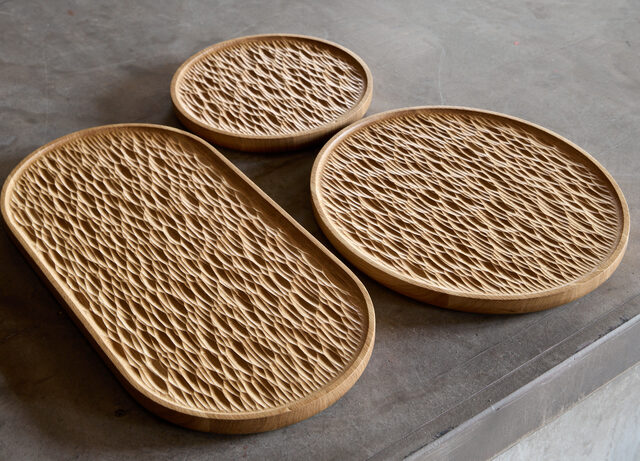 Tray | Custom Handmade by Tim Noone - Texture, Decorative, Trinket, Tray, Walnut, Oak, Styling