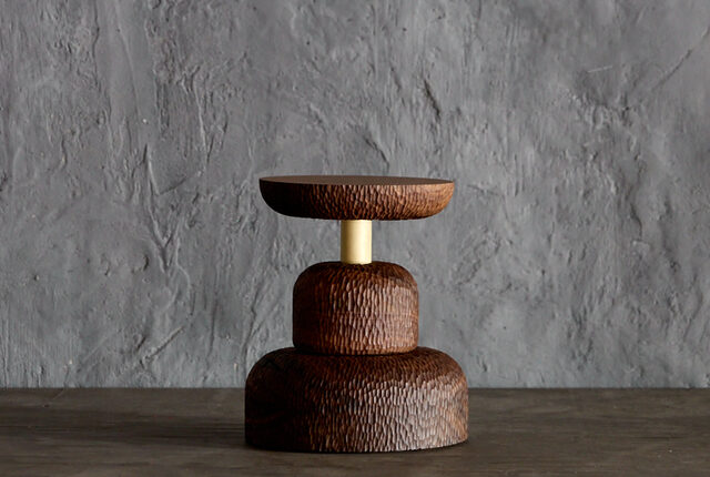 Tanens Lucem Circulus Lamp | Custom Handmade by Tim Noone - Texture, Walnut, Oak, Lighting, Lamp, Brass, Timber