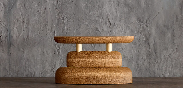 Tanens Lucem Ellipsis Lamp | Custom Handmade by Tim Noone - Texture, Walnut, Oak, Timber, Lamp, Lighting, Brass