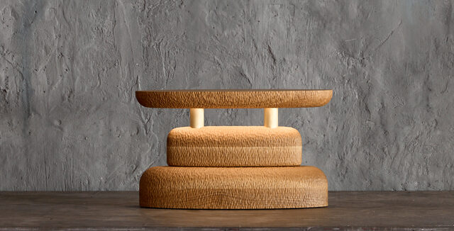 Tanens Lucem Ellipsis Lamp | Custom Handmade by Tim Noone - Texture, Walnut, Oak, Timber, Lamp, Lighting, Brass