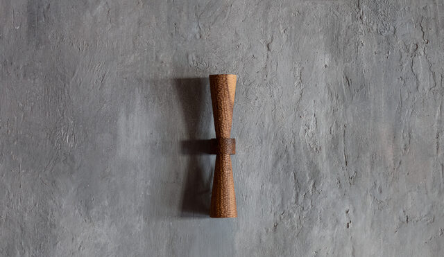 Tanens Lucem Cereus Sconce | Custom Handmade by Tim Noone - Texture, Walnut, Oak, Sconce, Light, Taper
