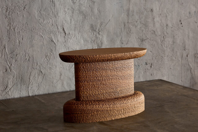 Procidens Sursum Lamp | Custom Handmade by Tim Noone - Texture, Walnut, Oak, Lighting, Lamp