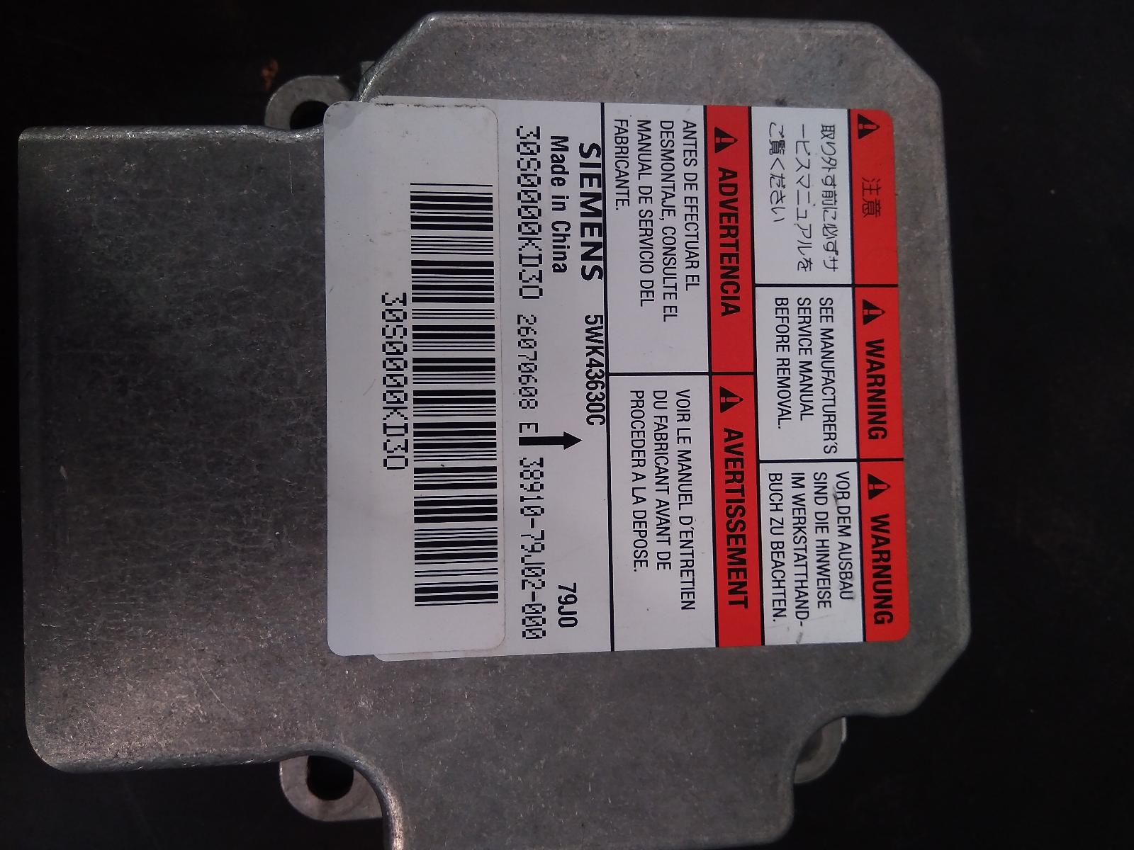 View Auto part Airbag Module/Sensor Suzuki Sx4 2007