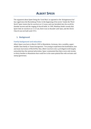 albert speer significant individual essay albert speer significant individual essay