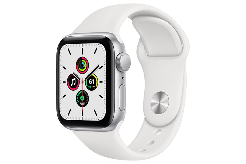 Apple Watch SE GPS | 40mm | Silver Aluminum with White Sports Band