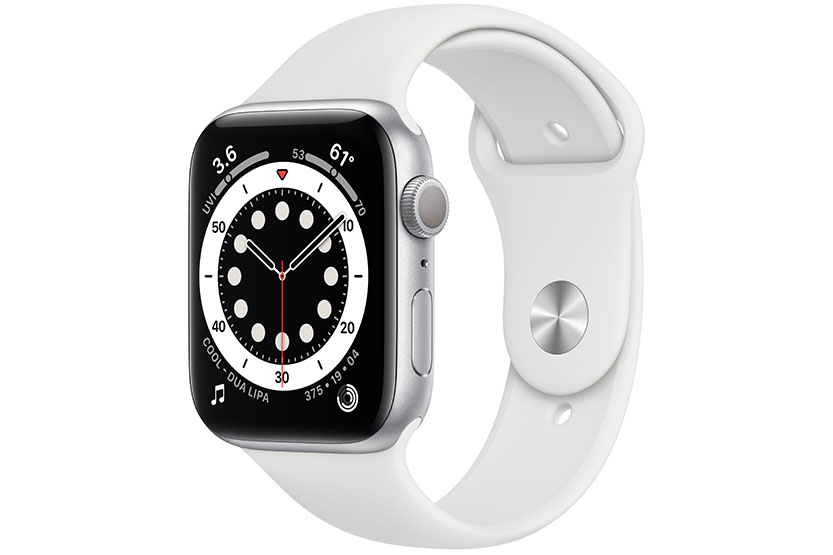Apple Watch Series 6 GPS | 40mm | Silver Aluminum Case with White Sport Band