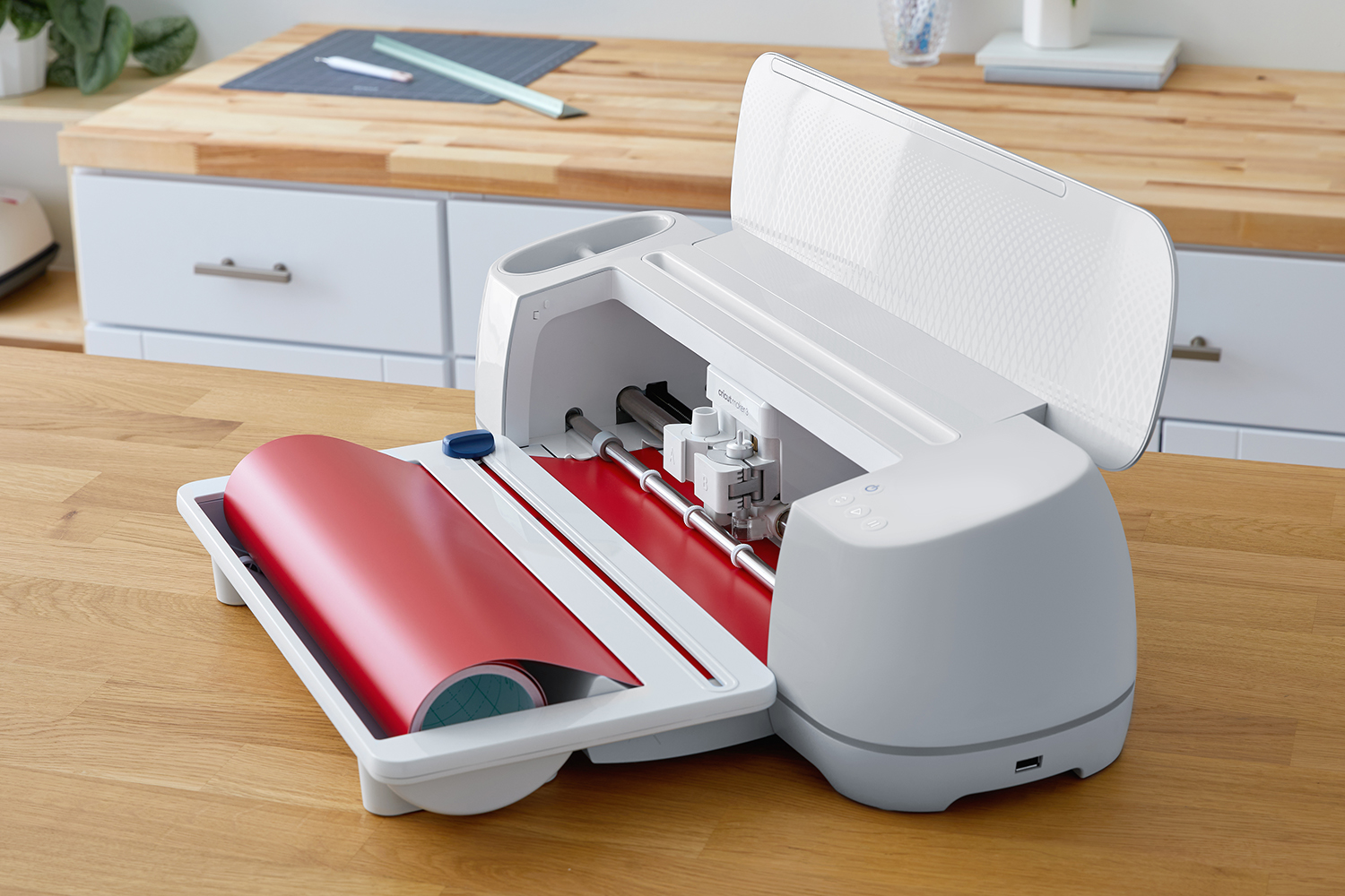 Cricut 13" x 12' Smart Vinyl Permanent Roll | Red