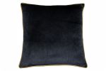 Meridian Cushion | Black & Gold | 55 x 55 cm