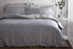 The Linen Yard | Hebden Duvet Set | Navy | Double