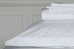The Linen Room | 200tc Cotton Percale | Flat Sheet | Super King