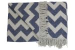 Ziggy Throw | Navy & Grey | 127 x 178 cm