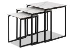 Trey Nest of Tables | Marble