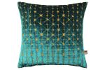 Jasper Cushion | Teal & Gold | 43 x 43cm