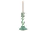Glass Candlestick | Turquiose