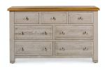 Lancaster | 3+4 Drawer Chest | Aged Grey