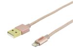 Ednet Apple Lightning Cable | 1m | Rose Gold