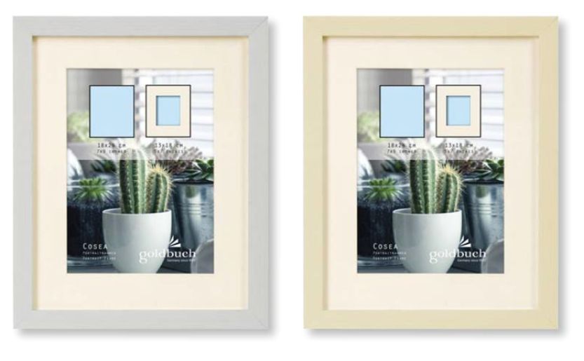 Cosea 6x6/4x4" Photo Frame | Grey