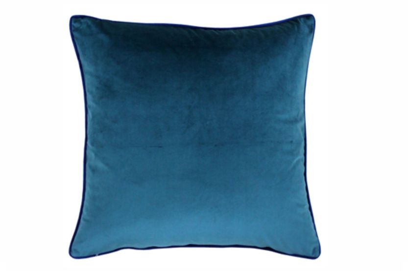 Meridian Cushion | Teal & Navy | 55 x 55 cm