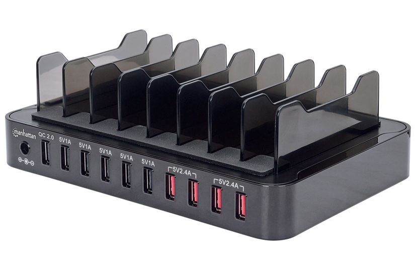 Manhattan 10-Port USB Charging Station