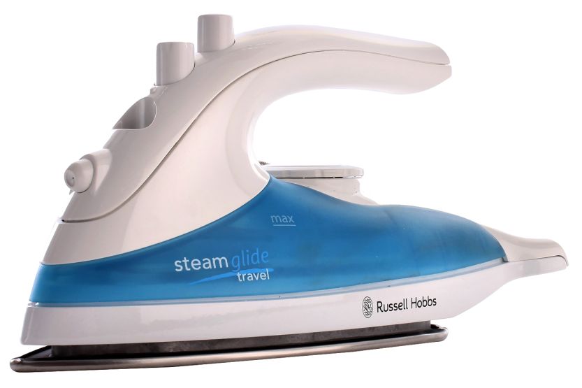 Russell Hobbs 760W Travel Iron | 22470 | White/Blue