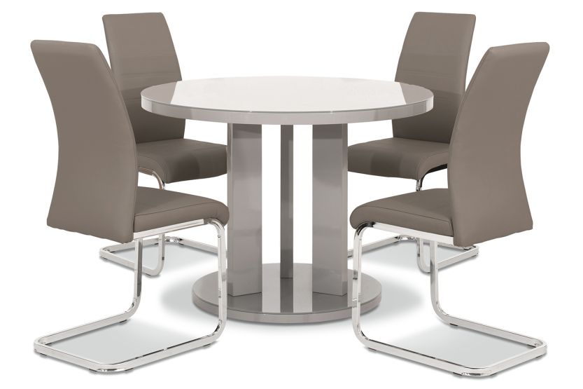 Riva | 5 Piece Dining Set | Dawson Chair | Colour Options