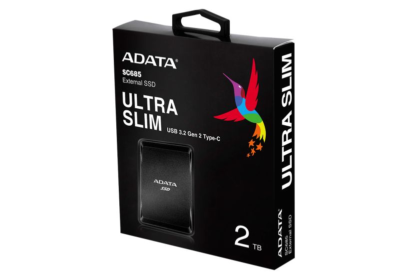 ADATA SC685 Ultra Slim Solid State Drive | 1TB | Black