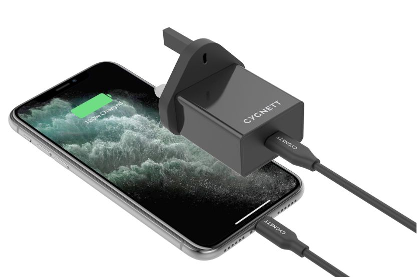 Cygnett 18W PD + LTG To USB-C Charger
