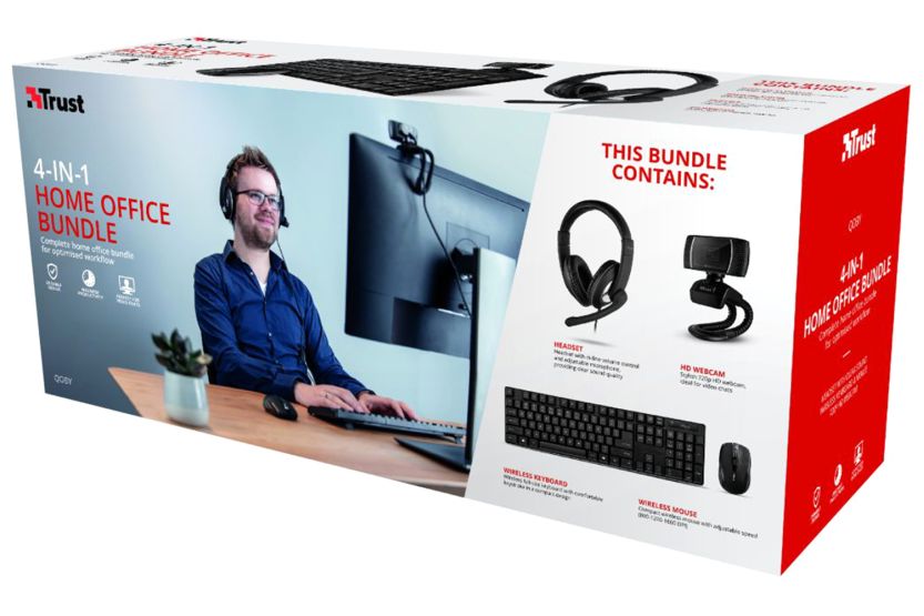 Trust Qoby 4-in-1 Home Office Set
