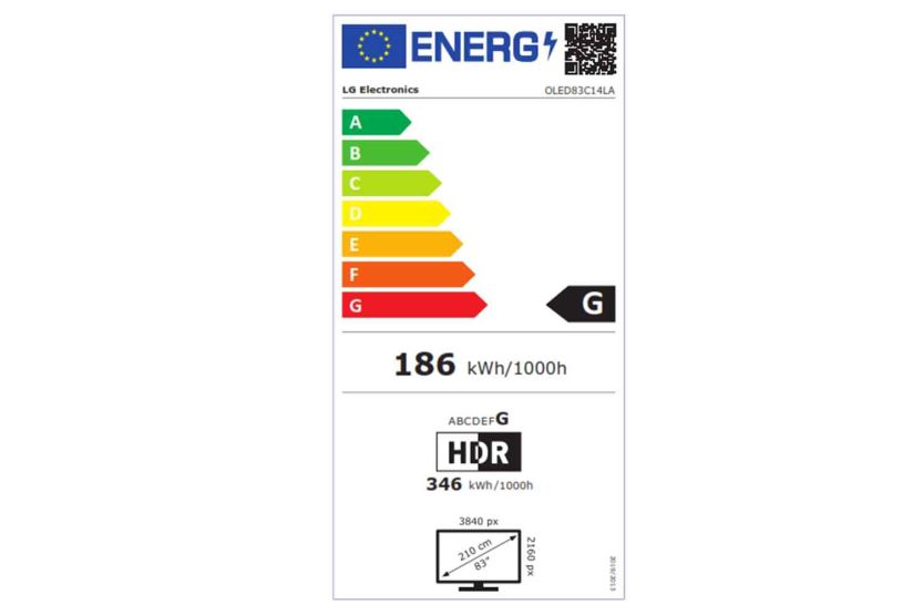 LG C1 83" 4K HDR OLED Smart TV | OLED83C14LA.AEK