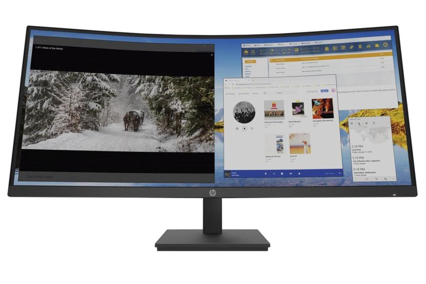 HP M34d 34" WQHD Monitor | 3B1W4AA