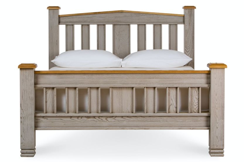 Lancaster | Aged Grey Bed Frame | 6ft