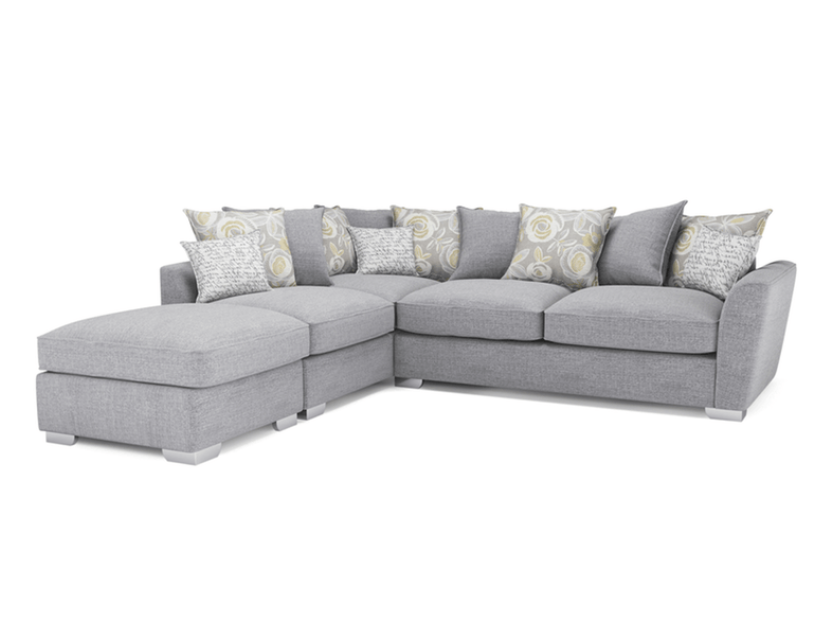 Fantasia Corner Sofa |  Footstool | Pillow Back