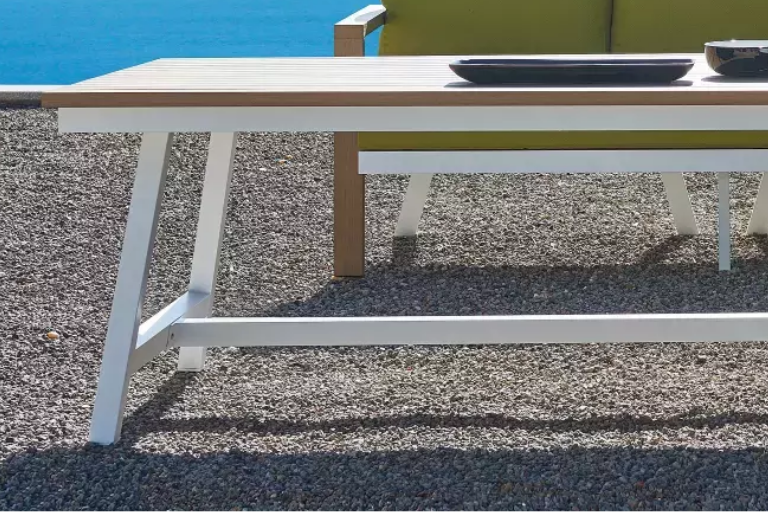 Piazza Outdoor Rectangular Dining Table Domayne