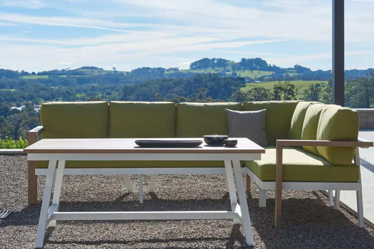 Piazza Outdoor Rectangular Dining Table Domayne