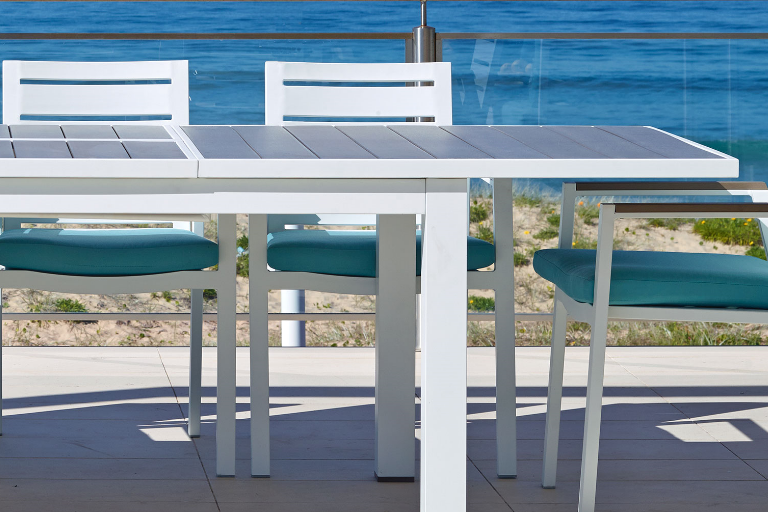 Spritz Rectangular Outdoor Extension Dining Table Domayne